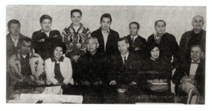 Chief Mike Underwood sq’uq’a’ ’u kwthu swe’s tsuw’tuns | Chief Mike Underwood with his Council
