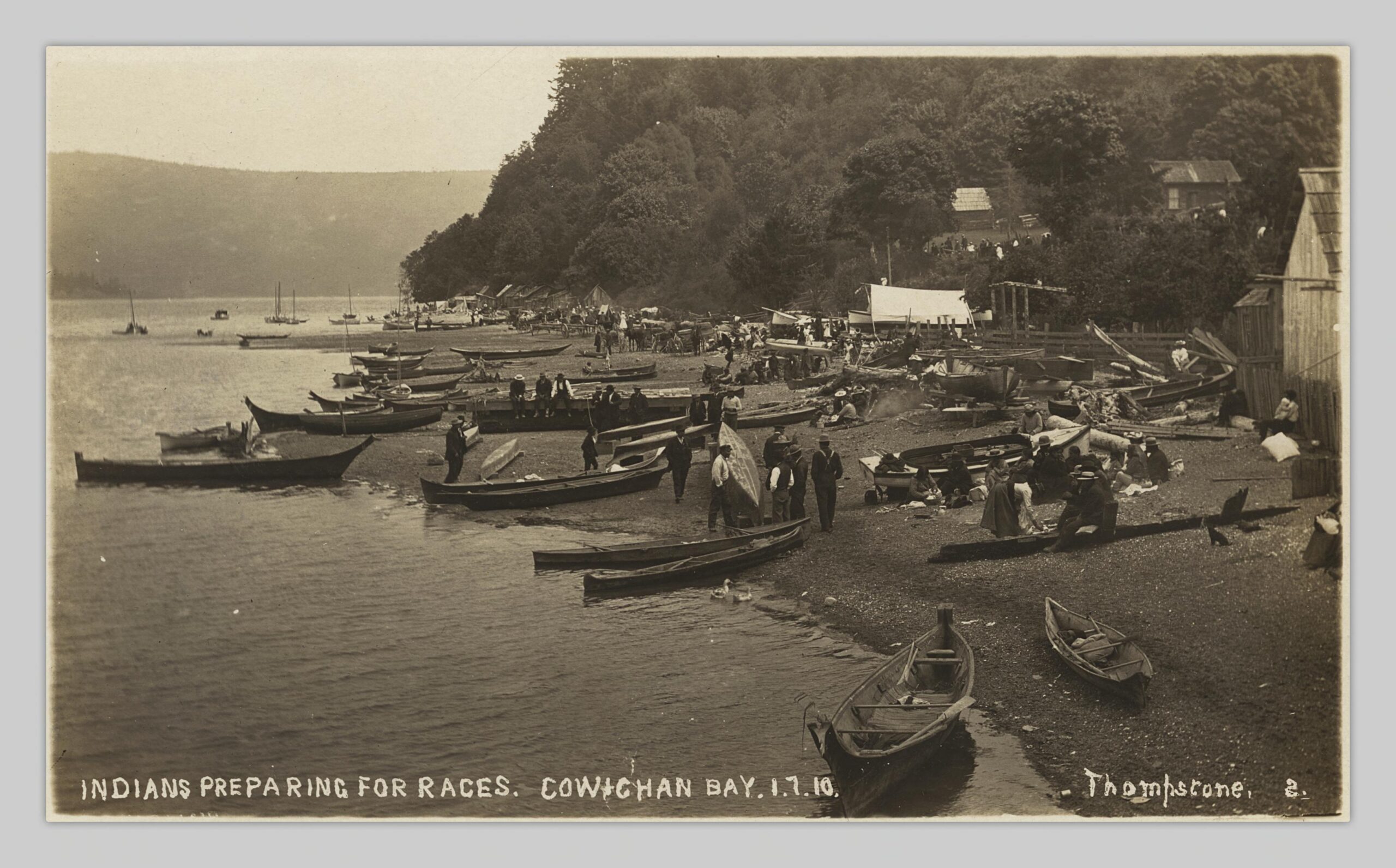 tuyuwulh ni’ ’u tthu tl’ulpalus | Race Canoes at Cowichan Bay